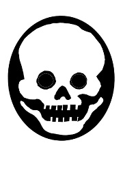 çocuklar için hazır kağıttan Korkunç Surat maskesi şablonu